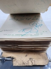 Prescription Atlas Rx Pad Paper Apothecary Druggist Pharmacy Medicine 1950