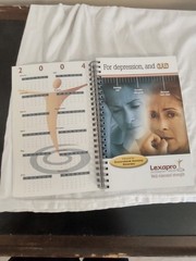 Lexapro Note Book Pharmaceutical Repr Collectibles