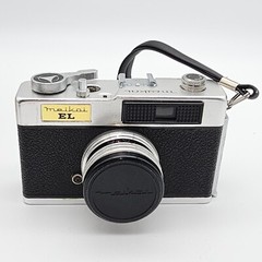 VTG Meikai EL Black Analog Photographic 35mm Film Camera With OEM Case and Box