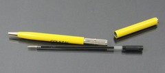 Rare Thin Yellow Colazal Metal PEN Drug Rep Pharmaceutical Promo Advertising