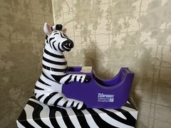 Vintage Pharmaceutical Drug Rep Zithroma Zebra Tape Dispenser Advertisement New