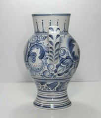 Italian Majolica Apothecary jar, Sirup Tamarin Dorum
