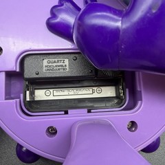 Zyrtec Pharmaceutical Advertising Alarm Clock With Purple Gorilla~ Works Good~