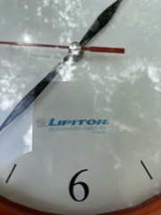 Vintage Rare Lipitor Drug Rep Doctors Wall Clock Promo