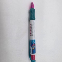 Ambien Zolpidem Tartrate Promotional Pen Teal Grip Pink Clip Black Ink Logo