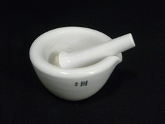 Vintage Used Coors USA Lab Mortar 522-00 and Pestle 000 Set, #2