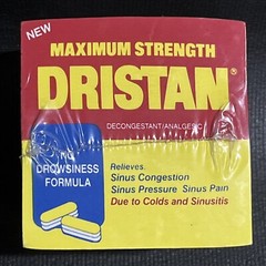 Sticky Note Pad Dristan Decongestant Analgesic Pharmaceutical Drug Rep Promo NEW