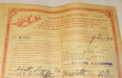 VINTAGE 1936 IRS ORDER FORMS FOR OPIUM, COCA LEAVES! USED! 10 PAGE BOOKLET!