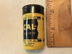 CAL ASPIRIN VINTAGE FULL TUBE IN ORIGINAL BOX, STERLING PRODUCTS, WHEELING
