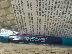 Drug Rep Pharmaceutical Memorabilia ALTACE Pen w/Info Sheet, NIP