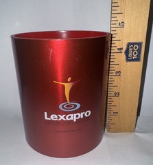 Lexapro Bipolar Mental Pharmaceutical Advertising Pen Pencil Cup Desk Top 4.75”