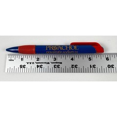 Pravachol Blue Red Pharma Promo Pen Drug Rep Advertising