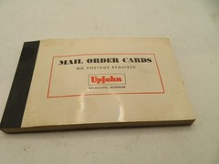 1950s The Upjohn Company Drug Order Unused Postcard book(14pc) 3 Cent liberty