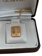 1/10 10k GF Corporate Lapel Pin VTG Healthcare Medical Promo Employee Award Pin