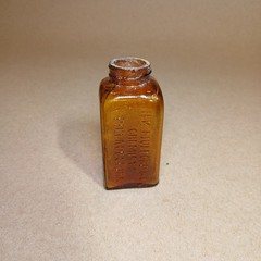 Vintage Bottle Cabinet Lot HK Mulford Johnson Baby Powder Beauty Lotion Oil
