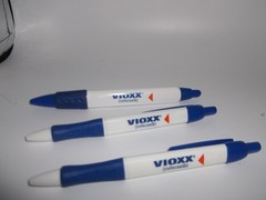 Lot of 3 Vioxx Pharmaceutical Promo Pens – Discontinued Drug Rep Marketing