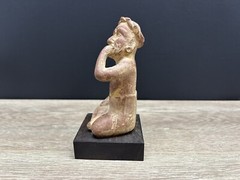 Vintage Portrait Of Anxiety/Depression Etrafon Promo Clay Figurine Mexico 800AD