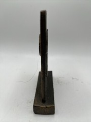 Vintage PHARMACY Bookend BRASS Tinactin 1979 SECUNDUM Artem PAPERWEIGHT