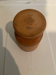 Vintage Wooden Mortar and Pestle 4.5″
