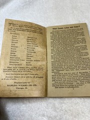 Nevada Iowa Vintage Graves HAMLINS WIZARD OIL QUACK MEDICINE Drugs Pharmacy