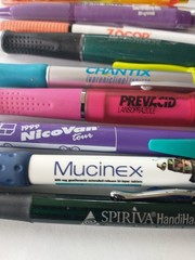 Lot of 10 Pharmacy Drug Representative Pens – Untested- Lot 5