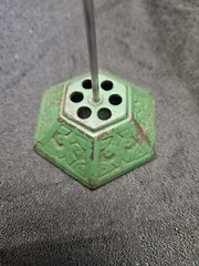 Antique cast iron paper holder Nail type pharmacy medical dental collectible…