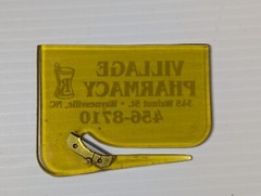 Vtg Village Pharmacy Waynesville, NC Letter Opener Pharmaceutical
