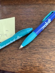 Lot of 2 Drug Rep ZOLOFT & RISPERDAL Collectible Pharmaceutical Pens Working
