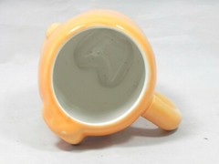 Actos Pharmaceuticals Promotion Ceramic Orange Stomach Mug Anthropomorphic Smile