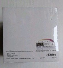 VTG ADDERALL XR Note Pad Cube Drug Rep Swag Pharmaceutical ADHD 2002 Shire NEW