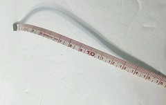 Vtg Pharmaceutical Drug Rep Collectible NALFON Orange Tape Measure