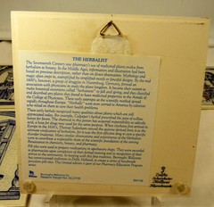VTG SET OF 7 BURROUGHS WELLCOME CO DELFT HOLLAND BLUE/WHITE PHARMACY (EZS001114)