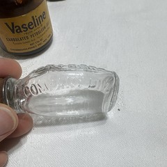 Vintage Medicine Bottle Vaseline Jar + Sal Hepatica, Anacin, Bayer Bottles Lot 4