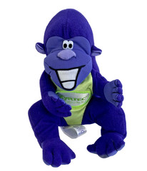 ZYRTEC Purple Plush Gorilla Monkey Stuffed Toy Pharmaceutical Advertisement 6”