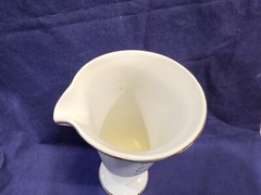 Porcelain Drugstore Pharmacy Apothecary Measuring Beaker 9”