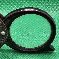 Vintage Wolf Brand Chemicals Folding Manifying Glass Pharmaceutical Passaic NJ