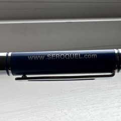 Seroquel Quetiapine Fumarate Pharmaceutical Collectible Promo Pen