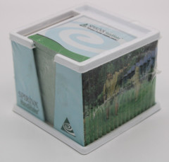 Pfizer 2006 Desk Sticky Note Pad Holder Pharm Rep Swag Spiriva HandiHaler SEALED