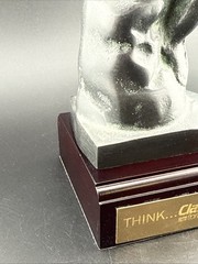 Claritin Loratadine Thinker Statue Pharmaceutical Drug Rep Promo Display Figure