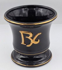 Vintage Pharmacy Mortar „Fashioned by Blair“ 1950s Black Large 6″ – No Pestle