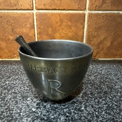 Vintage Schering Corp Pharmacy Class 1987 Secundum Artem Mortar and Pestle