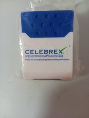 Celebrex Large Plastic Clip Advertising New In PACKAGE White Blue