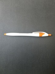 White Orange LINCARE PEN Drug Rep Pharmaceutical Promo Advertising VTG