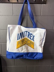 Imitrex Pharmaceutical Tote Bag Heavy Duty Large Drug Rep Promo Zipper Closure
