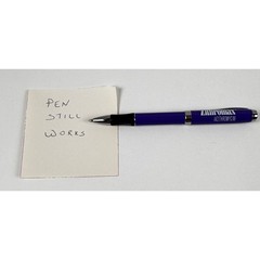 Purple Silver Pharma Promo Pen Drug Rep