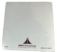 Zetia Drug Rep Pharmaceutical Sealed Note Paper Pad 3.5 X 3.5 X 2”