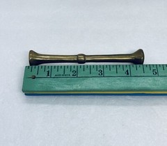 Antique 1940s Brass Mortar & Pestle Pharmacy Drug Store Apothecary Medicine 36