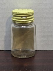 Vintage Lederle FERRO-SEQUELS Iron Capsules Glass Bottle Pearl River NY 1960s