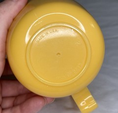 Proventil HFA Yellow Plastic Coffee Mug Pharmaceutical Rep Made In USA