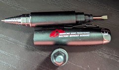 RARE Doctors Without Borders Flashlight Pen Screwdriver Field Multi-Tool